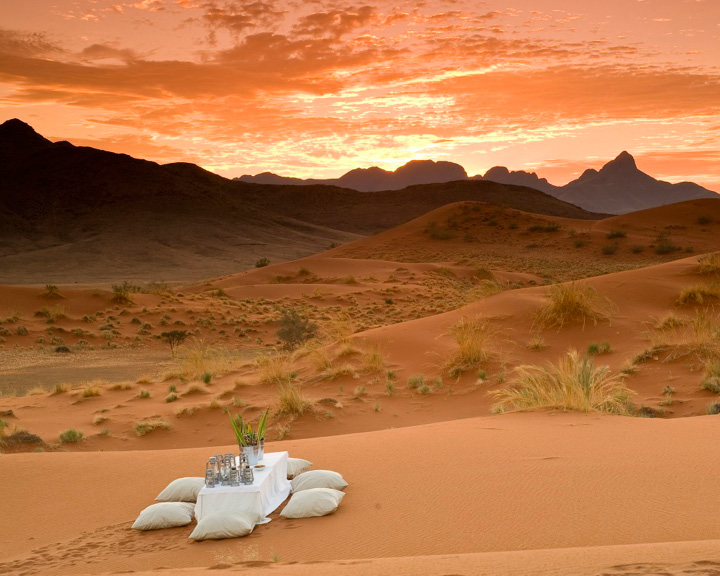 most extreme settings to dine in