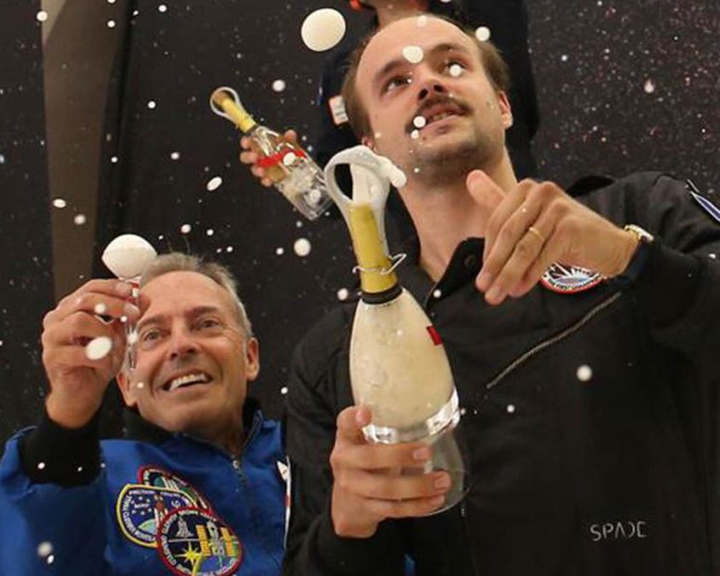 space champagne