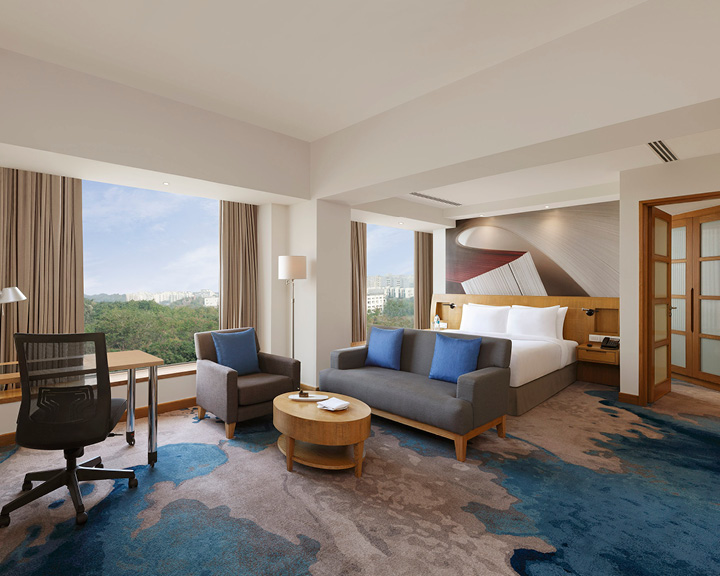 Novotel Hyderabad Convention Centre and Hyderabad International Convention Centre.