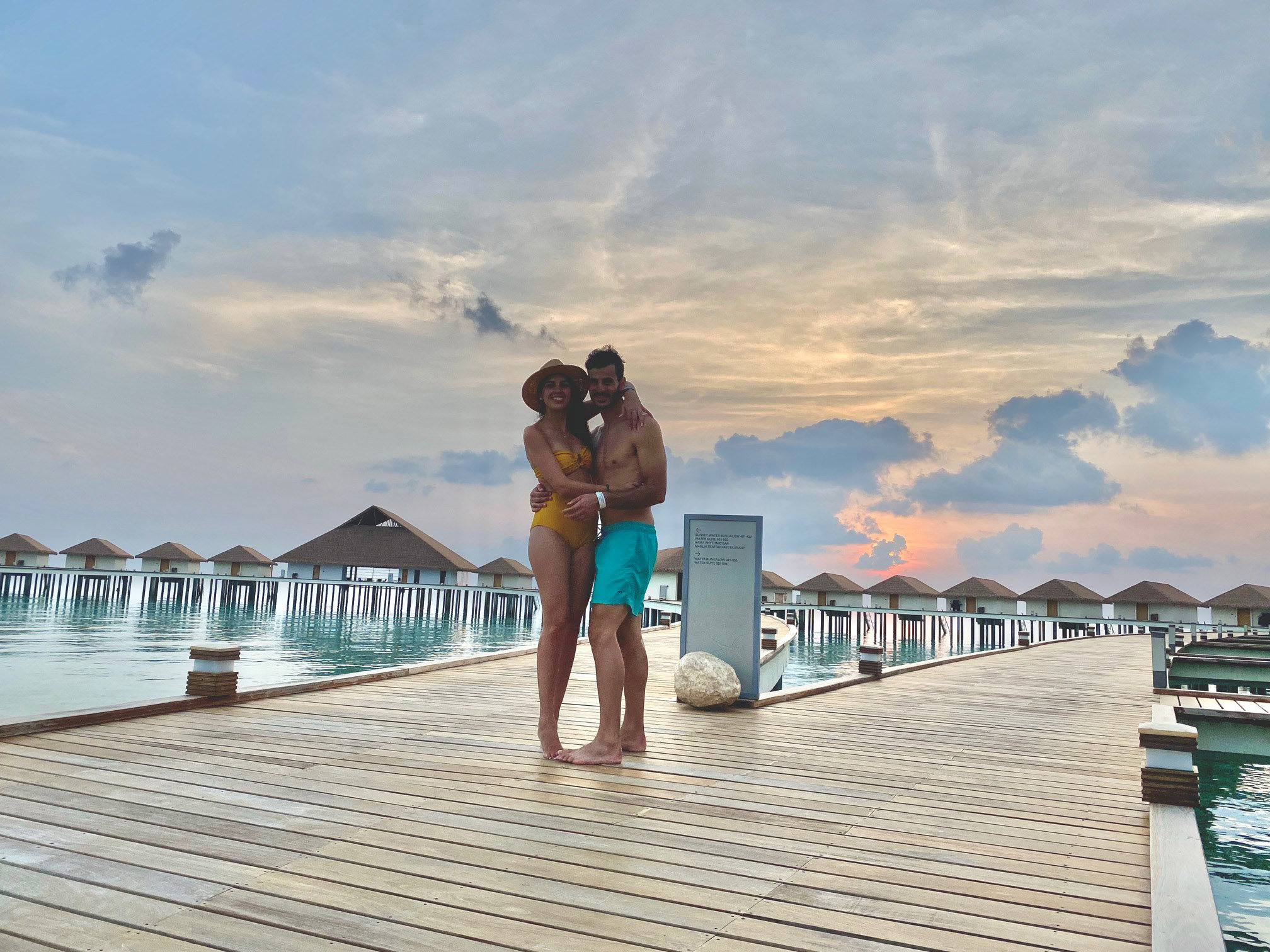 Newlyweds In Maldives