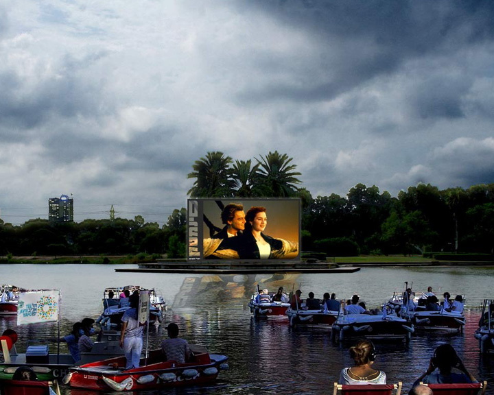 Israel's First Floating Cinema