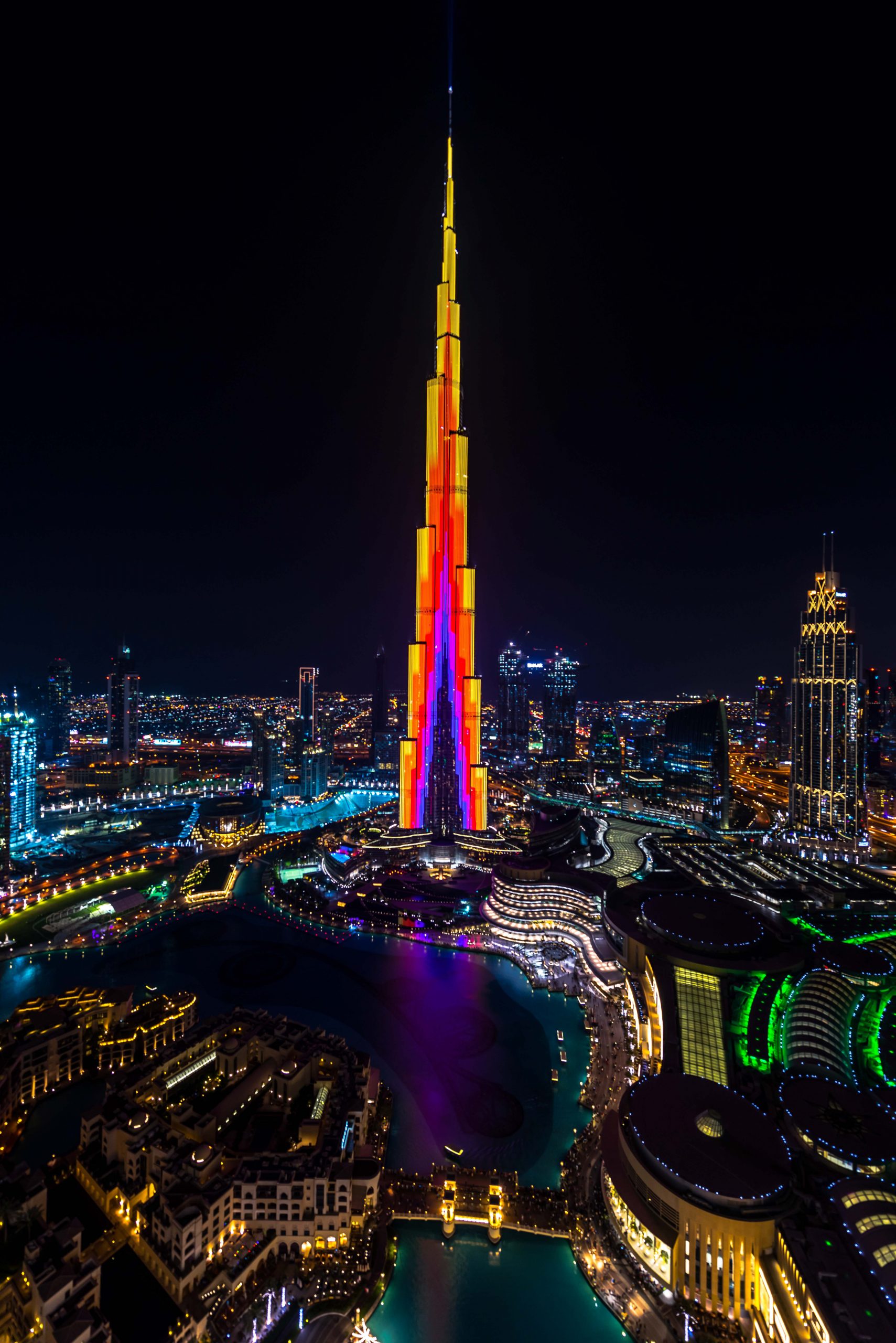 Burj Khalifa display designs